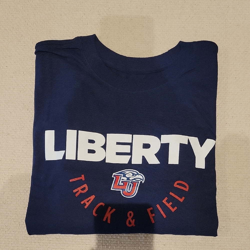 Liberty Track & Field Navy Long Sleeve T-Shirt